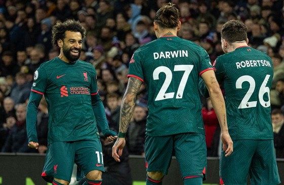Salah ghi bàn, Liverpool đánh bại Aston Villa và tiến gần tốp 4