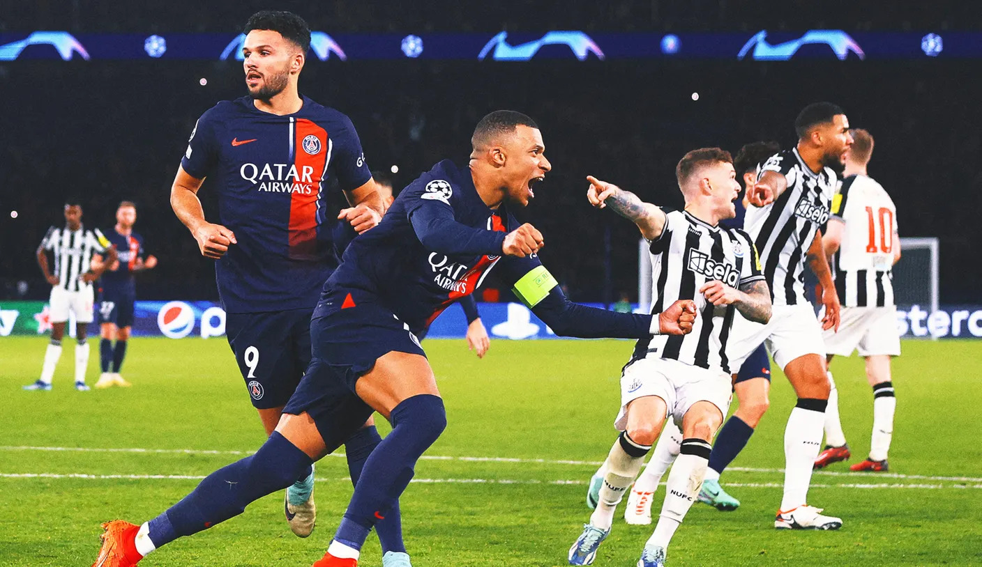 Mbappe tỏa sáng phút cuối, PSG thoát thua trước Newcastle