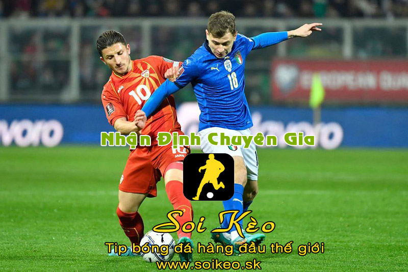 Soi Kèo tip bóng đá Bắc Macedonia - Italia