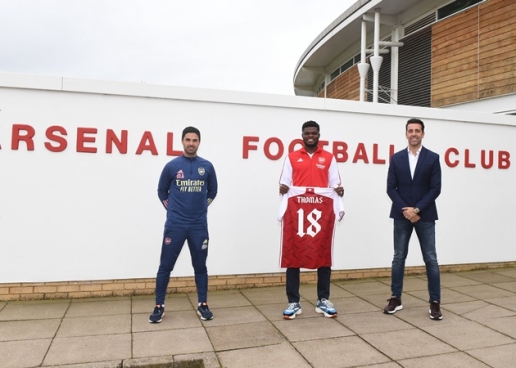Thomas Partey chia sẻ trong ngày ra mắt Arsenal